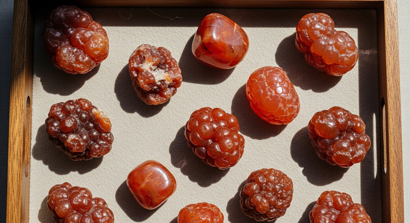 Carnelian in Indonesia and India