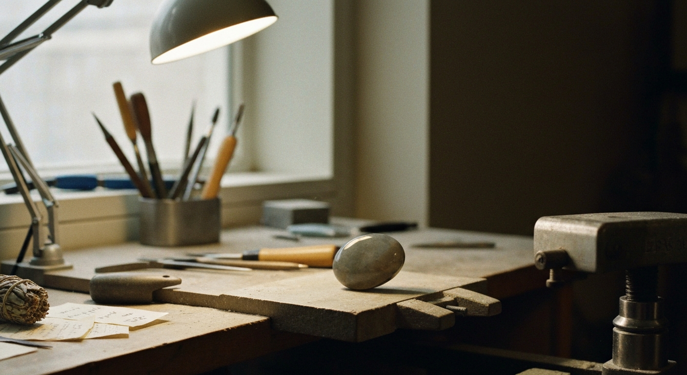 The studio: how each stone gets graded before listing