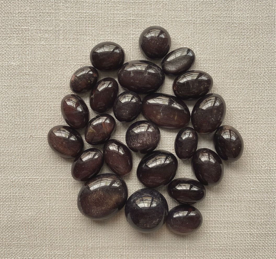 Sunstone Cat's Eye from India, hand-graded by The Stone Atlas, lot XA14
