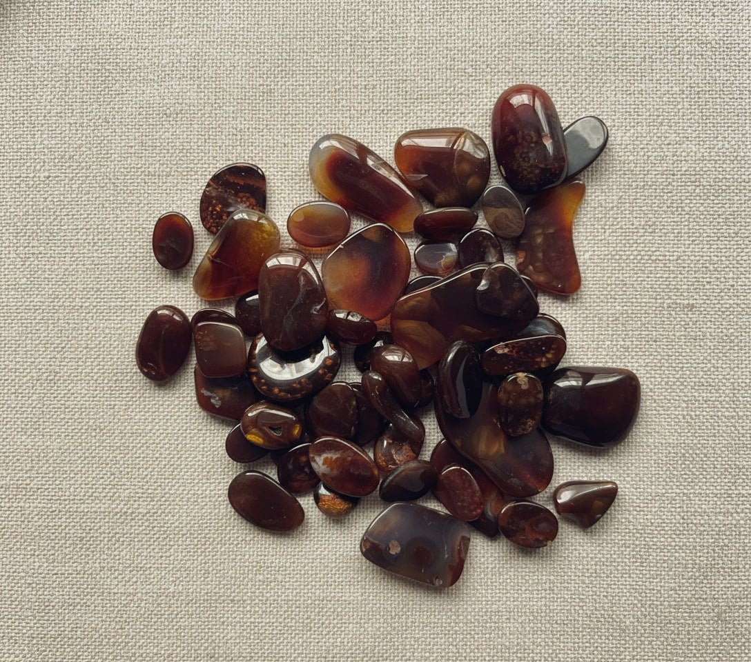 Fire Agate from Mexico, hand-graded by The Stone Atlas, lot XA20