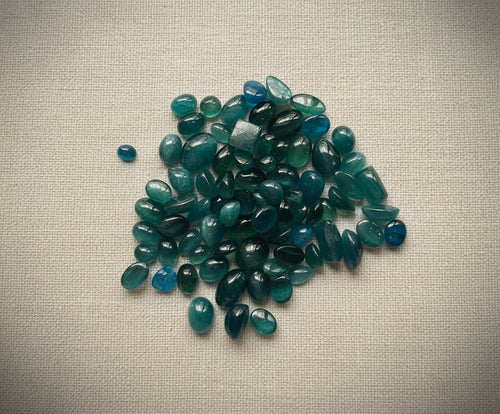 Blue Apatite Cat's Eye · Antsirabe, Madagascar, 10 ct parcel