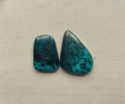 Tunorite · Sumatra, Indonesia, 2-piece lot (~70 ct)