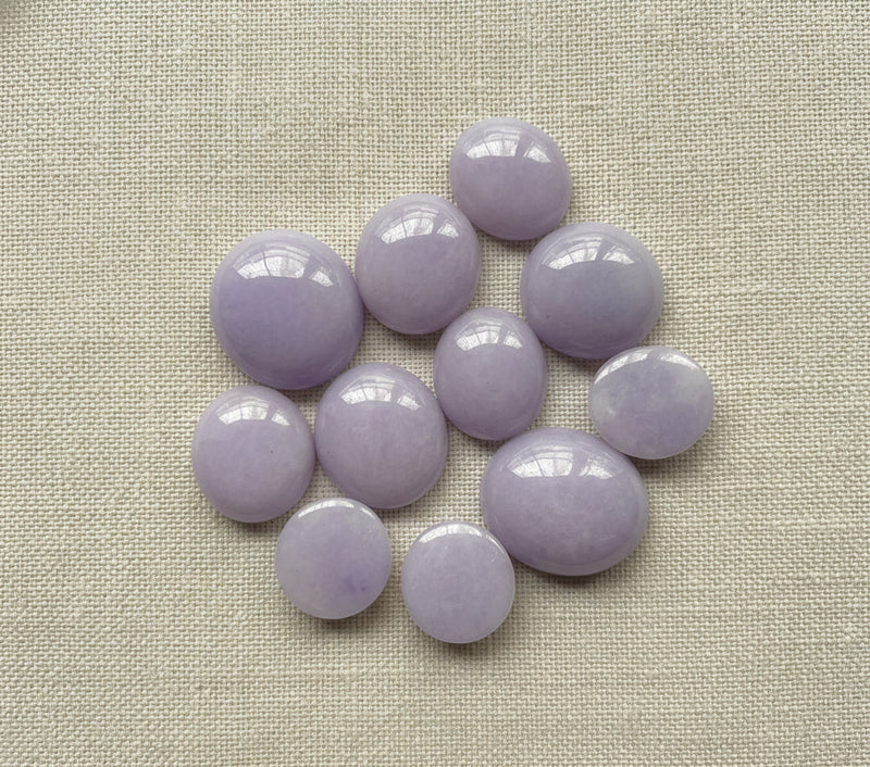 Lavender Jade from Indonesia, hand-graded by The Stone Atlas, lot XA42
