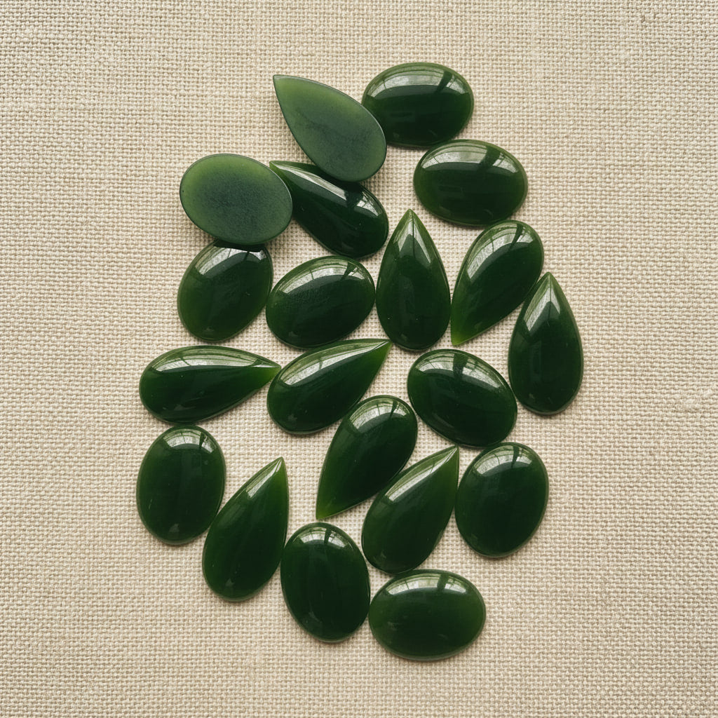 Jade Nephrite from Taiwan, hand-graded by The Stone Atlas, lot XA47