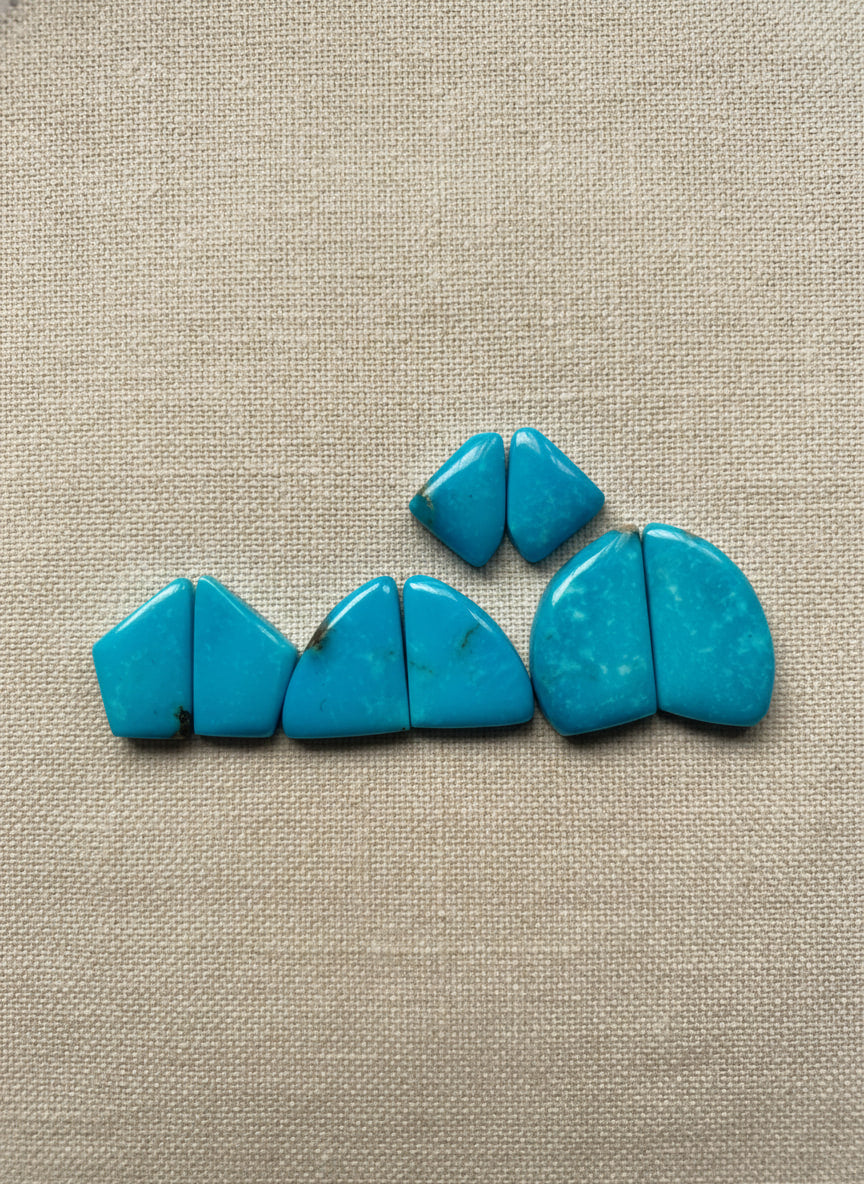 Blue Turquoise from USA, hand-graded by The Stone Atlas, lot XA71
